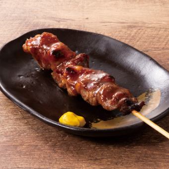 Rare cut: beef rib skewers