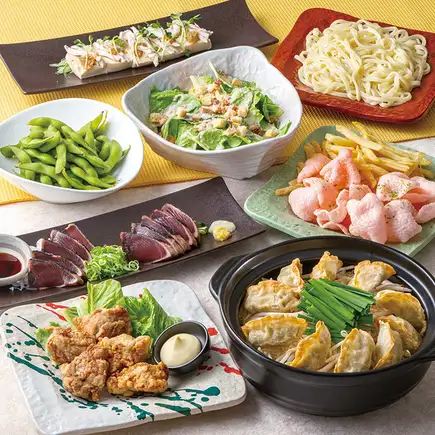 ◆Gathering Course◆ Includes boiled dumplings in chicken broth♪ [2-hour all-you-can-drink included / 2980 yen]