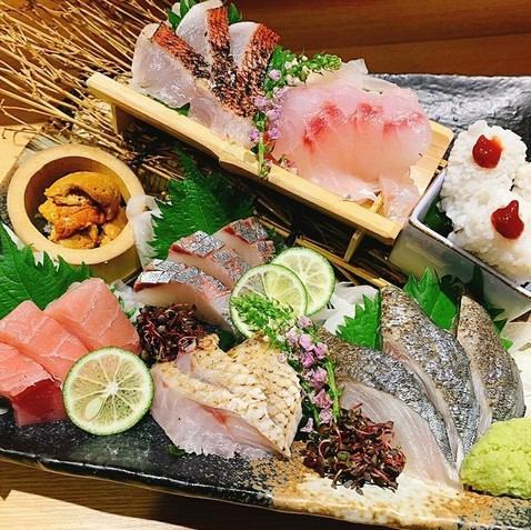 Assorted eight types of specially selected sashimi (for one person)