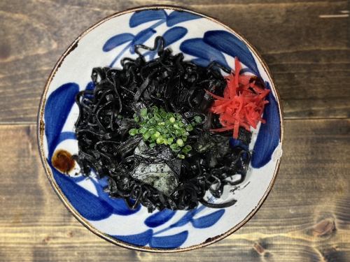 いか墨焼そば