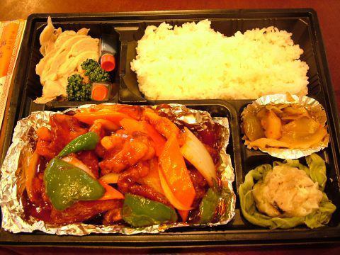 Sweet and sour bento