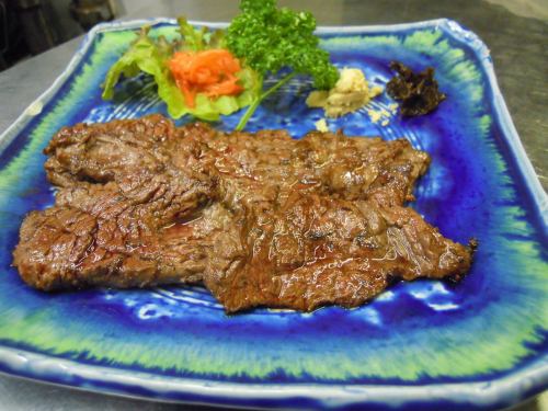 Grilled beef salt