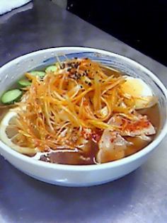 파 맛 황소 亭冷麺