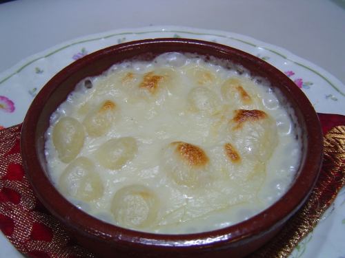 potato gnocchi cheese sauce