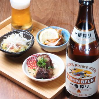 サクっと一杯★サク飲みセット1200円