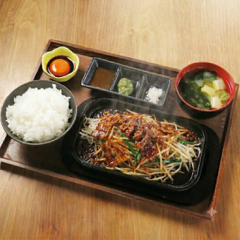 豚バラもやし定食