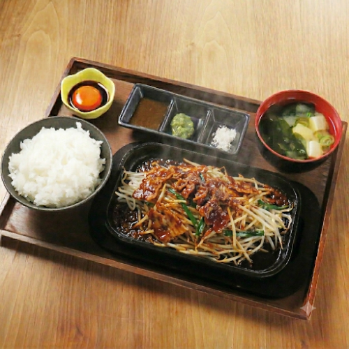 豚バラもやし定食