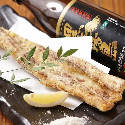 Whole conger eel tempura