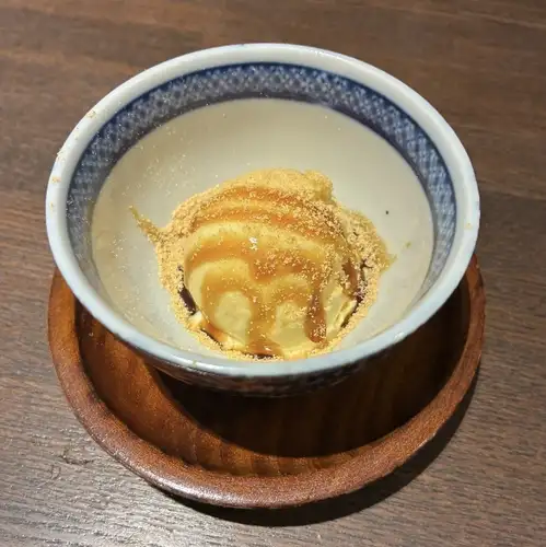 Black honey kinako ice