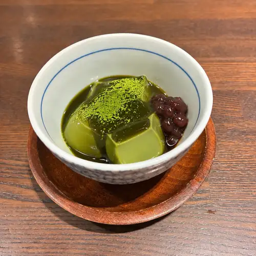 Matcha pudding