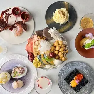 【海鮮火鍋】旬魚介と極上出汁の薬膳火鍋「月と太陽の薬膳鍋」ペスカタリアンコース<日祝>