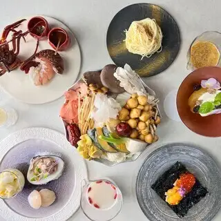 【海鮮火鍋】旬魚介と極上出汁の薬膳火鍋「月と太陽の薬膳鍋」ペスカタリアンコース＜日祝＞