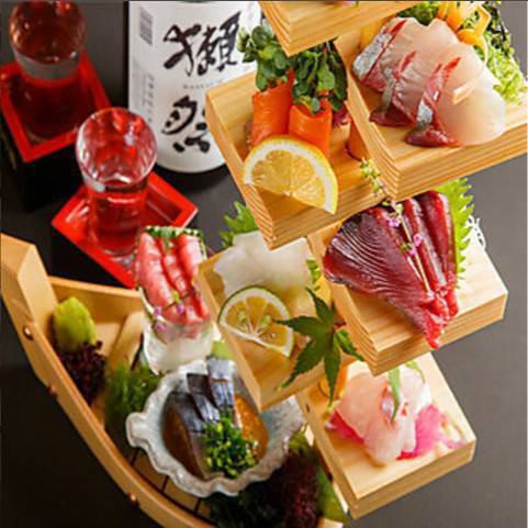 The dishes made with seafood from Tohoku are also very popular!