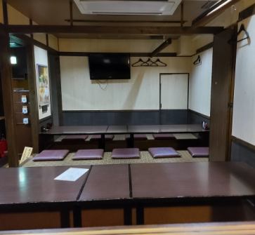 掘りごたつお座敷席でのご宴会は最大18名様までＯＫです