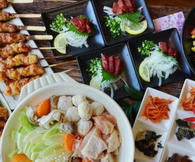 【2時間飲み放題&料理8種】会津産馬刺しと郷土料理&冬の名物山賊鍋が楽しめるコース