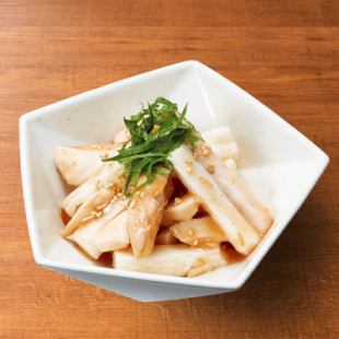 長芋とササミの梅和え