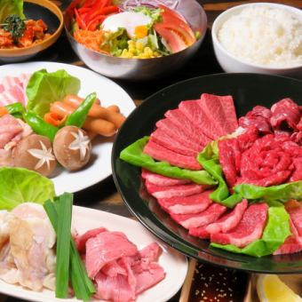菜品数量和性价比都非常满意!! 旭屋美味的3000日元套餐（含税）
