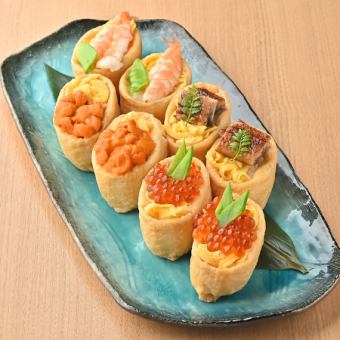 (2) [3 hours all-you-can-drink included] Jewel Inari Sushi and Kaiseki cuisine with Kyoto ingredients ◎ Kyoto Banquet Course [10 dishes in total/10,000 yen]