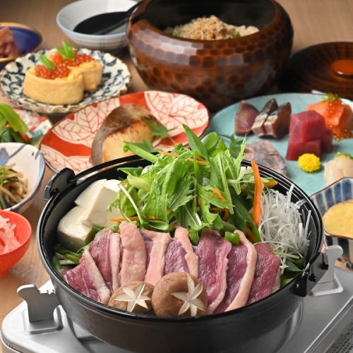 Enjoy a special moment with a luxurious banquet course that savours the flavours of Kyoto