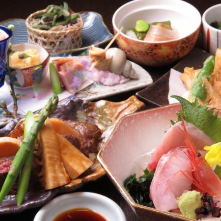 May and June: Jiwamon Enjoyment [Wave Course] 8 dishes and 90 minutes of all-you-can-drink for 5,500 yen (tax included)