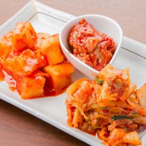 김치 3점 모듬