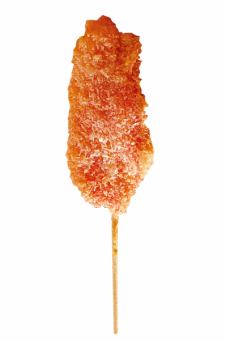 Deep-fried pickled ginger skewers