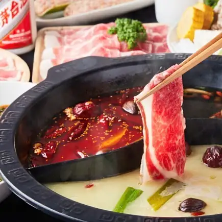 【명물 Lunch Course】코오양 특선 람로스 샤브 불 냄비 점심 코스