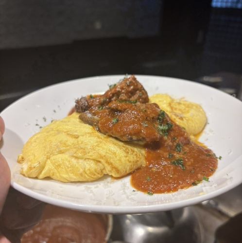 飲める牛タンシチューオムレツ