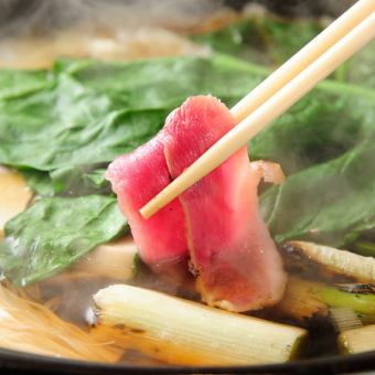 【各種宴会にぴったり♪】飲み放題付き◎河内鴨鍋宴会プラン5500円（税込み）