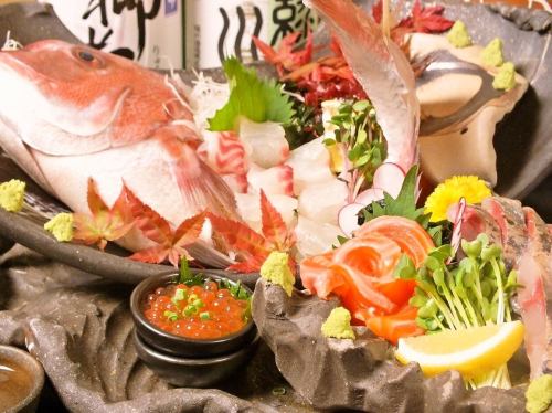 新鮮な魚介を日々買い付け、鮮度そのままにご提供!!