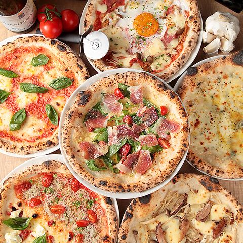 [Enjoy authentic Neapolitan pizza baked in a 500℃ stone oven ♪ Takeout OK!] Pizza Margherita from 1,210 yen (tax included)
