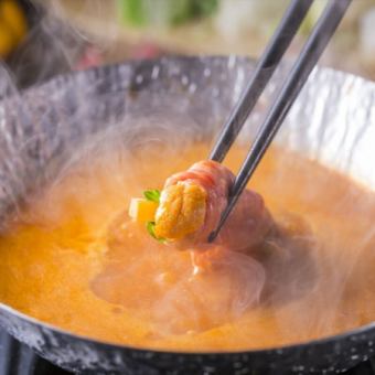 【３H飲放】本鮪の雲丹しゃぶ×大トロの陶板焼きや断面刺し含む『蘭』全10品10850円⇒10000円