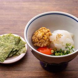 いか下足納豆あて