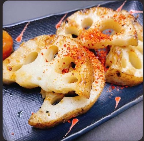 蓮根にんにく味噌