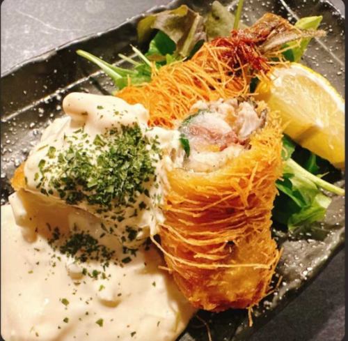 とろ鰯梅しそフライ