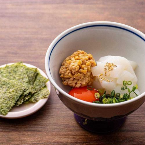 いか下足納豆あて