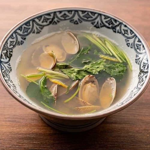貝の酒蒸し