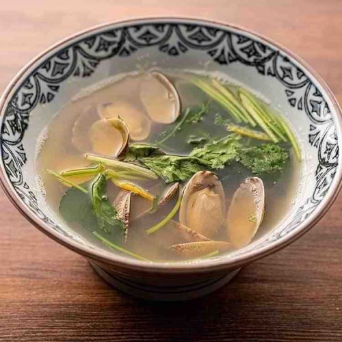 貝の酒蒸し