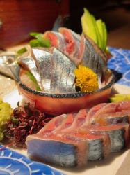 新秋刀魚のお造り