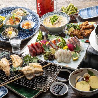 忘新年会に≪幹事様おすすめ≫  定番の囲炉裏焼きコース4500円/込【飲放題付/90分】