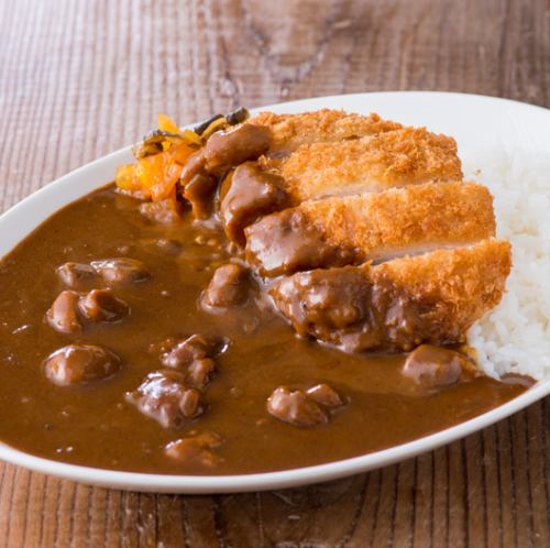 三元豚の厚切りロースカツカレー