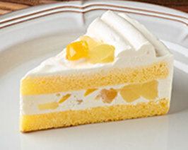 桃のショートケーキ