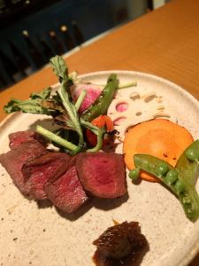 Hokkaido Ezo venison and 6 kinds of vegetables