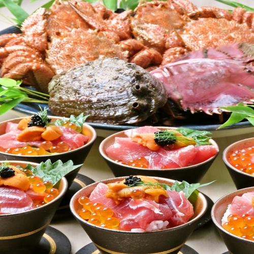 最受歡迎的套餐是廚師的 omakase 套餐！