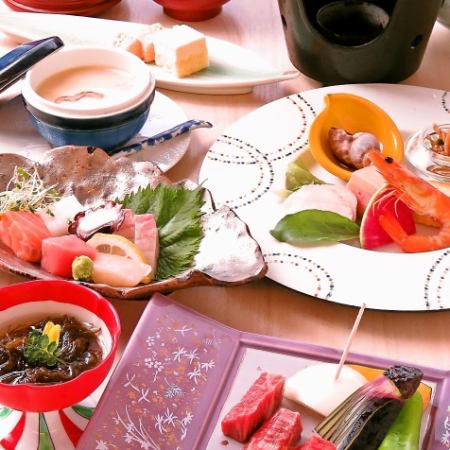 ☆平日昼限定☆ともゑ御膳(メインは和牛の陶板焼)  デザートとドリンク無し