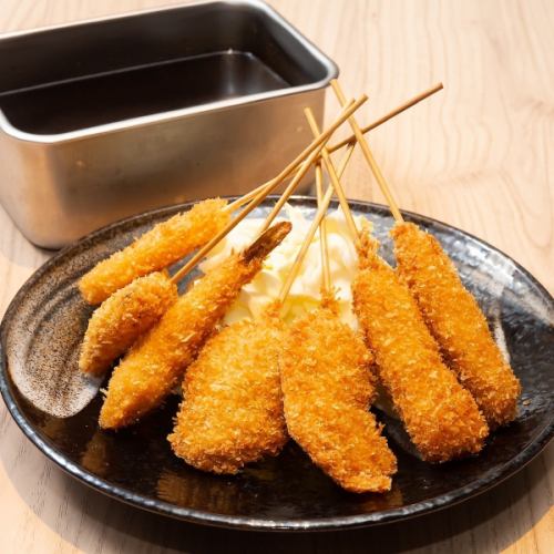 串カツ盛り合わせ1000円！