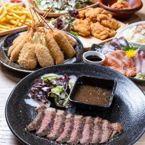 肉に自信！串カツ屋が焼く本格ステーキ♪