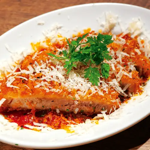 Tomato and garlic cutlet