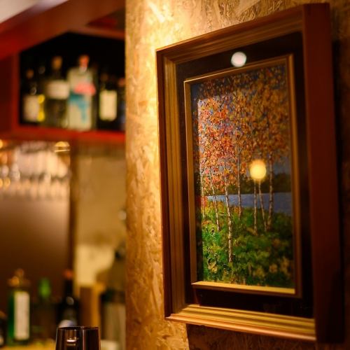 落ち着いた雰囲気の店内