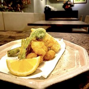 魚介と旬野菜のフリットミスト